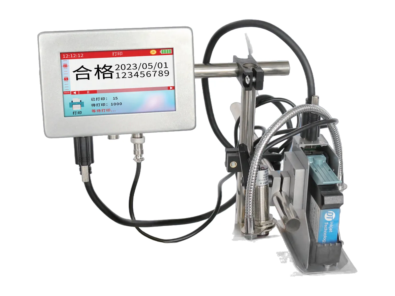 LIANLIAN online inkjet printer 5 inch