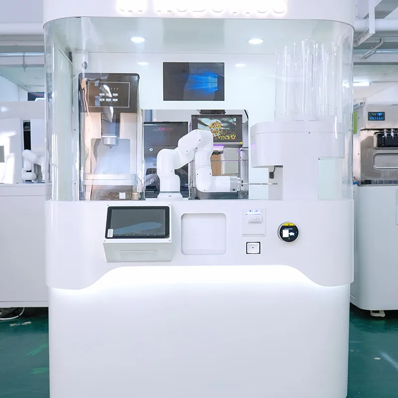 Robotic Barista Coffee Machine with 6-Axis Robot