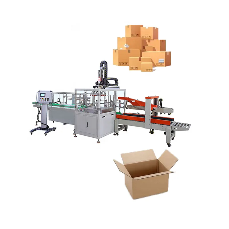 E-Commerce Carton Erecting Sealing Machine