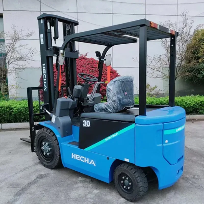 Double-Fork Mini Electric Forklift