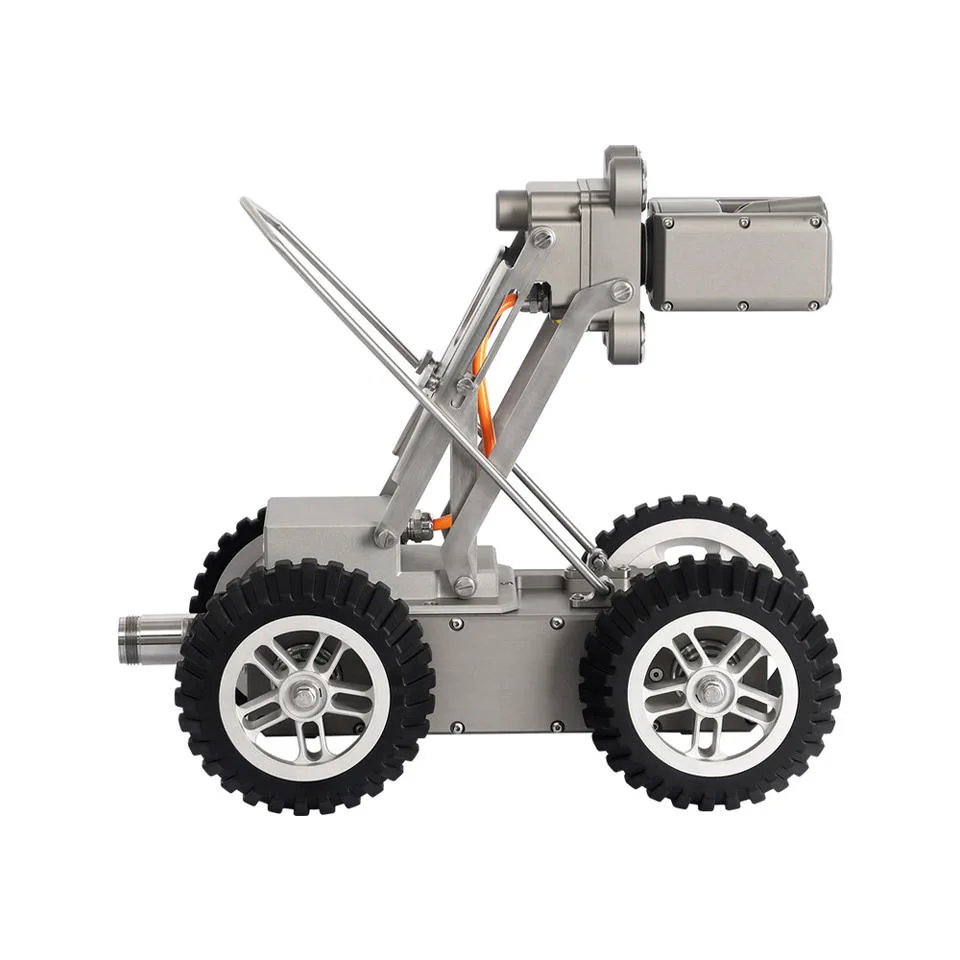 60m Cable Sewer Pipe Inspection Crawler Robot